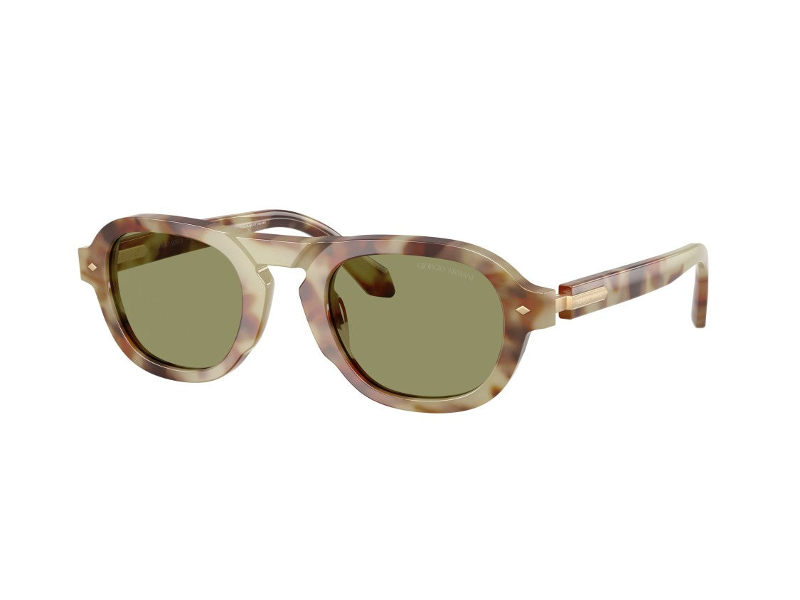 Giorgio Armani Tortoiseshell 0Ar8244 Acetate Geometric Sunglasses