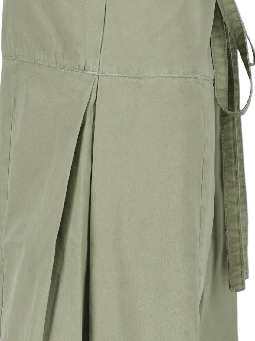 Matteau Cropped Wide-Leg Trousers With Self-Tie Belt