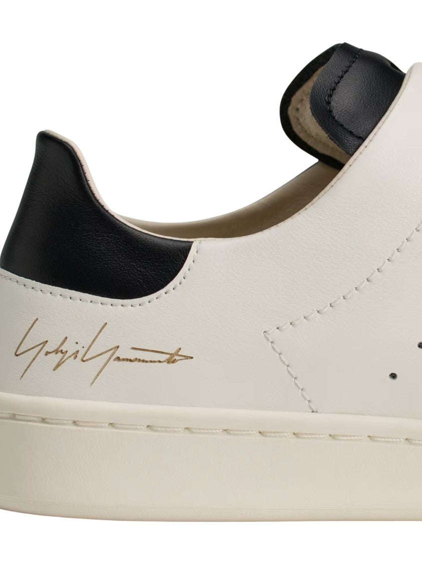 Y-3 Minimalist Diagonal Leather Sneakers