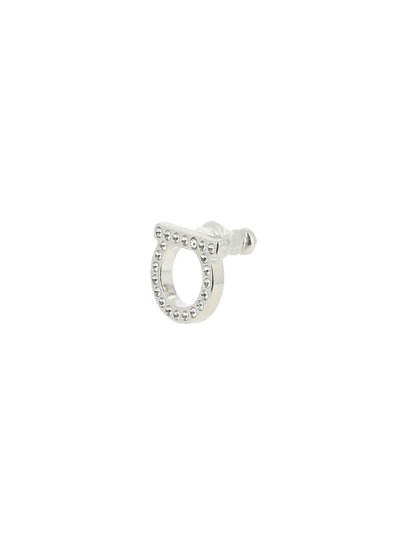 Ferragamo "Gancini Crystals" Earrings