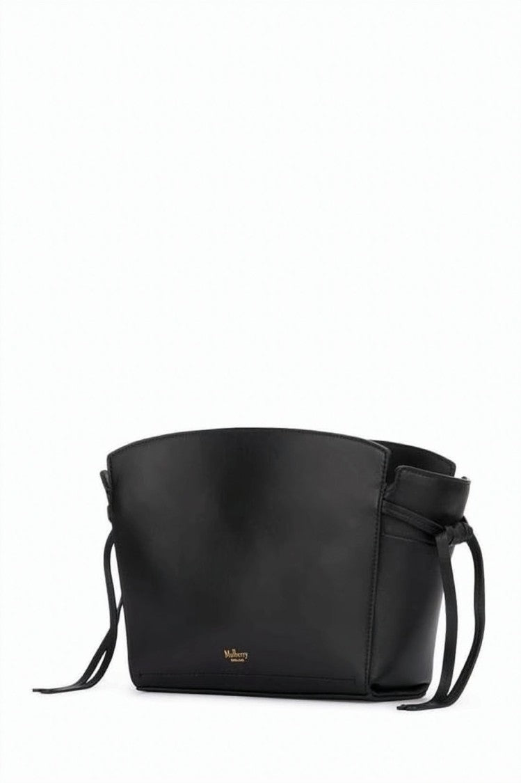 Mulberry Structured Black Calf Leather Crossbody Bag