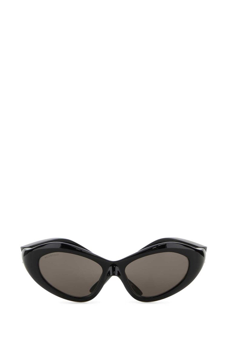 Balenciaga Black Nylon Orbit Cat Sunglasses