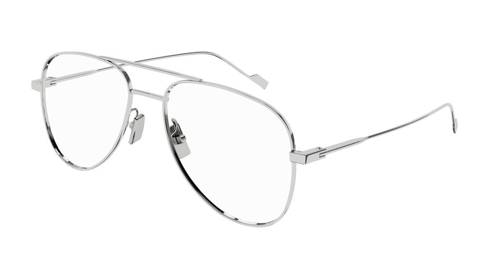 Saint Laurent Eyeglasses Classic 11 Ysl 002 Silver Silver Transparent 55/17/145