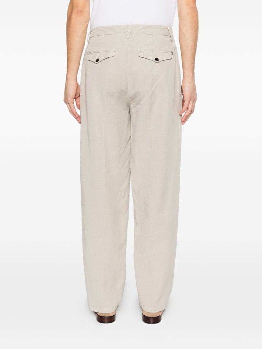Dondup Yeast Beige Straight-Leg Jeans