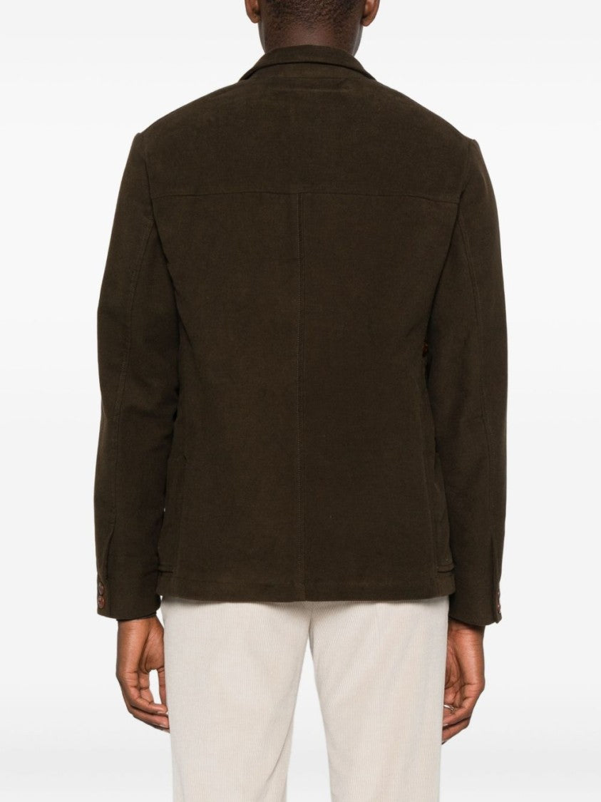 Capalbio Green Jacket With Tailored Design