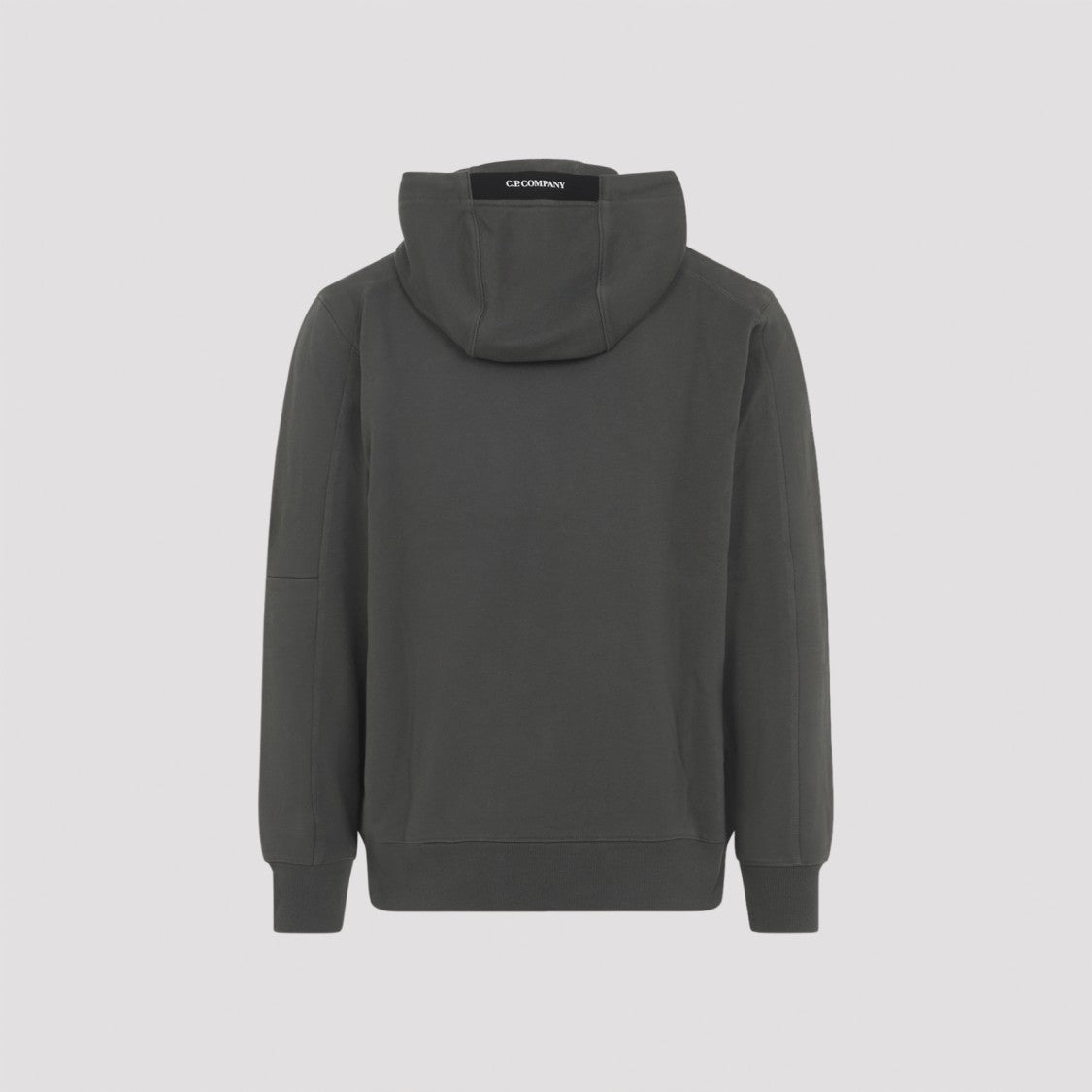 C.P. Company Casual Grey Cotton Hoodie With Functional Design