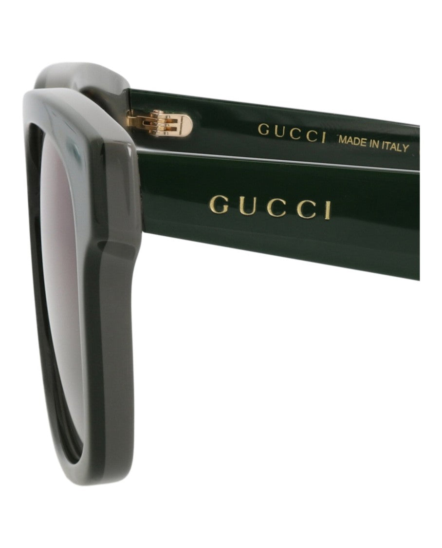 Gucci Square-Frame Recycled Acetate Sunglasses