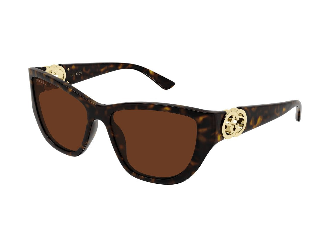 Gucci Tortoiseshell Gg2122s Cat-Eye Sunglasses