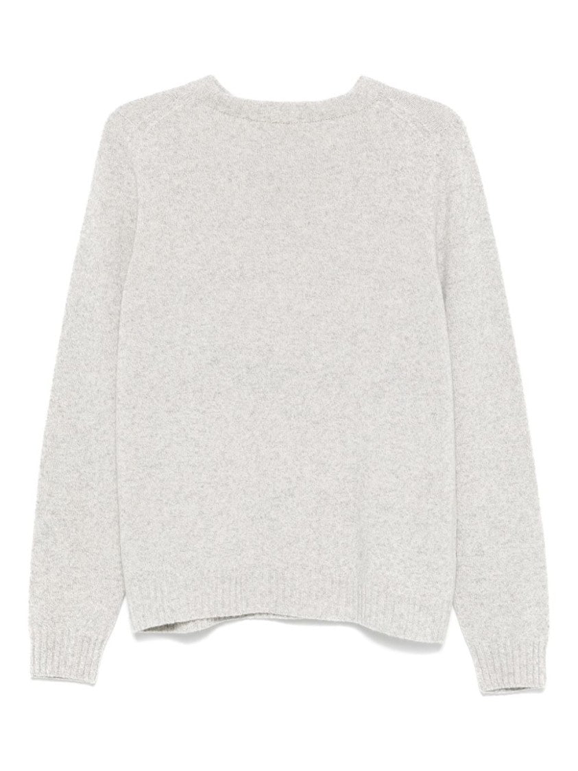 John Smedley Light Grey Norfolk Sweater