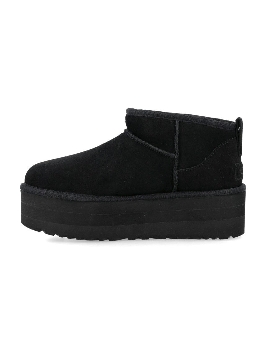 Ugg Ultra Mini Platform Suede Ankle Boots