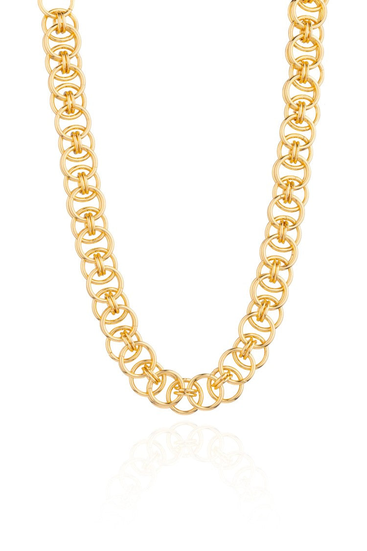 Federica Tosi Lace Bella 18K Gold Plated Bronze Metal Necklace