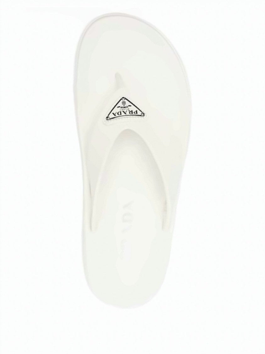 Prada Prada Monochromatic Rubber Sandals