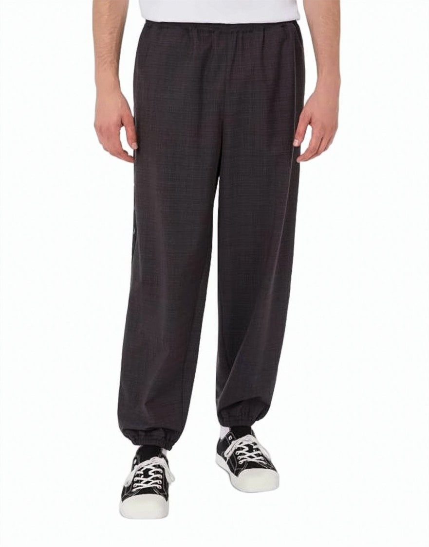 Moschino Relaxed Fit Checkered Jogger Pants With Elastic Waistband