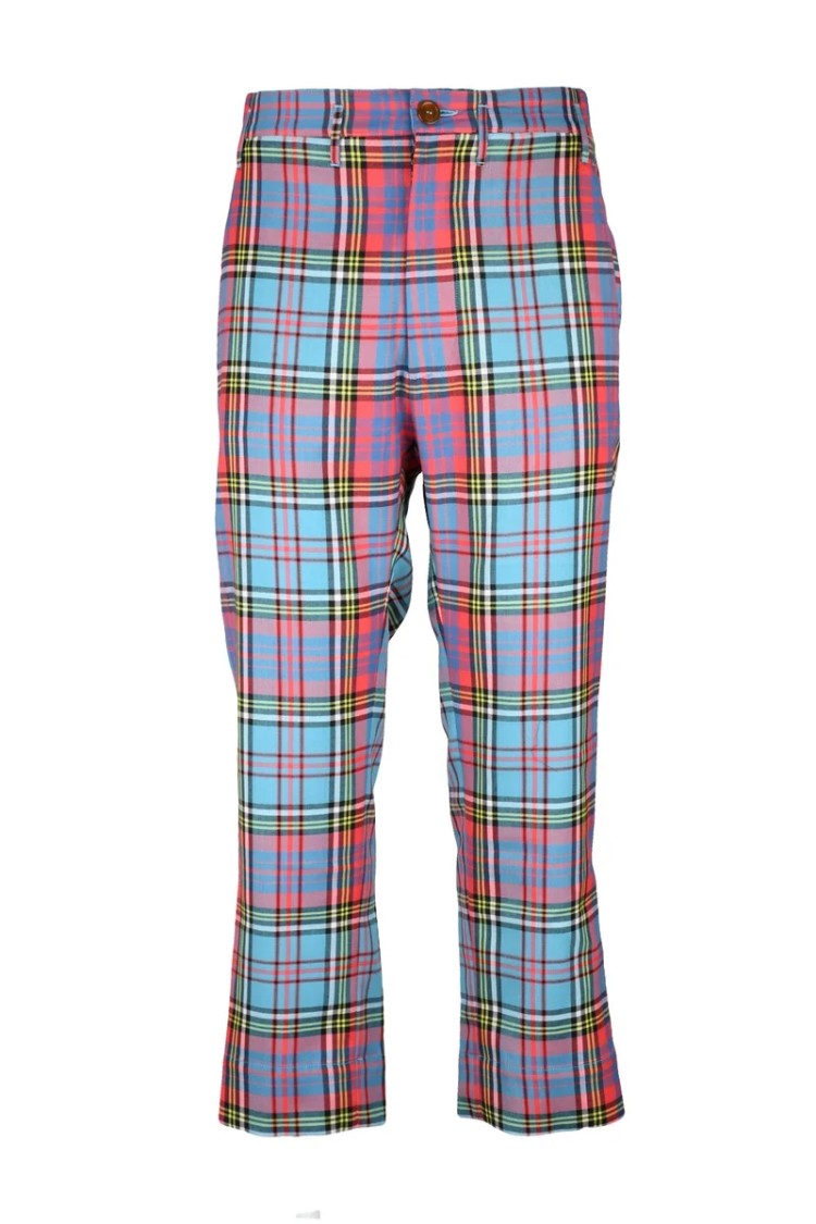 Vivienne Westwood Cruise Trousers - Sky Blue/Red