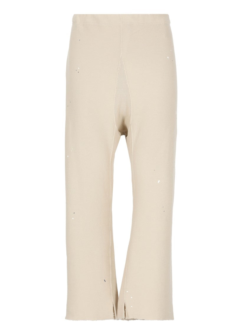 Maison Margiela Distressed Cotton Graffiti Pants