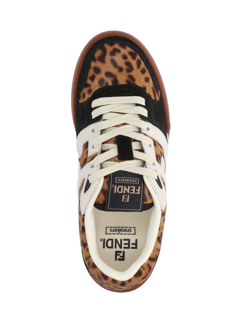 Fendi “Match” Low-Top Sneakers – Multicolor