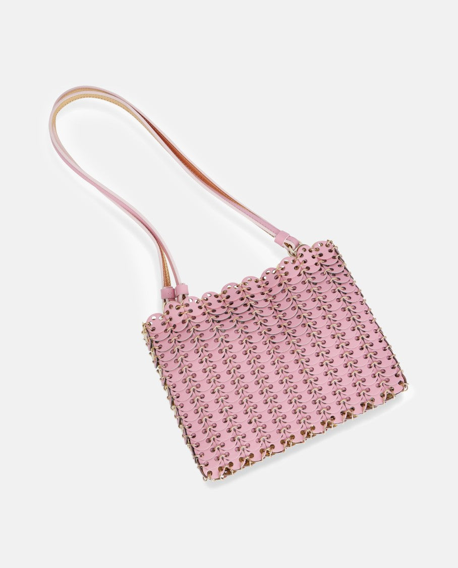 Rabanne Pink/Gold Structured Shopping Bag