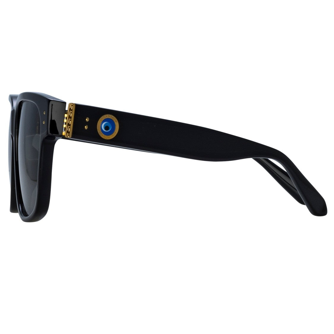Linda Farrow Perry D-Frame Sunglasses In Bl