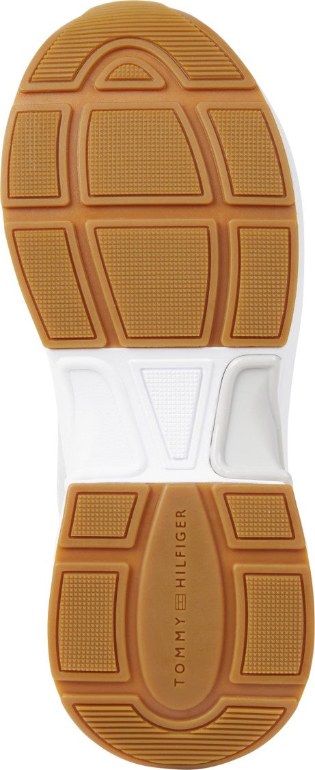 Tommy Hilfiger White Lace Closure Sneakers