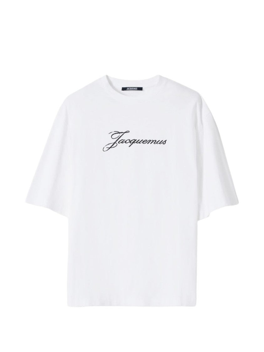 Jacquemus White Minimalist Crew Neck Tee
