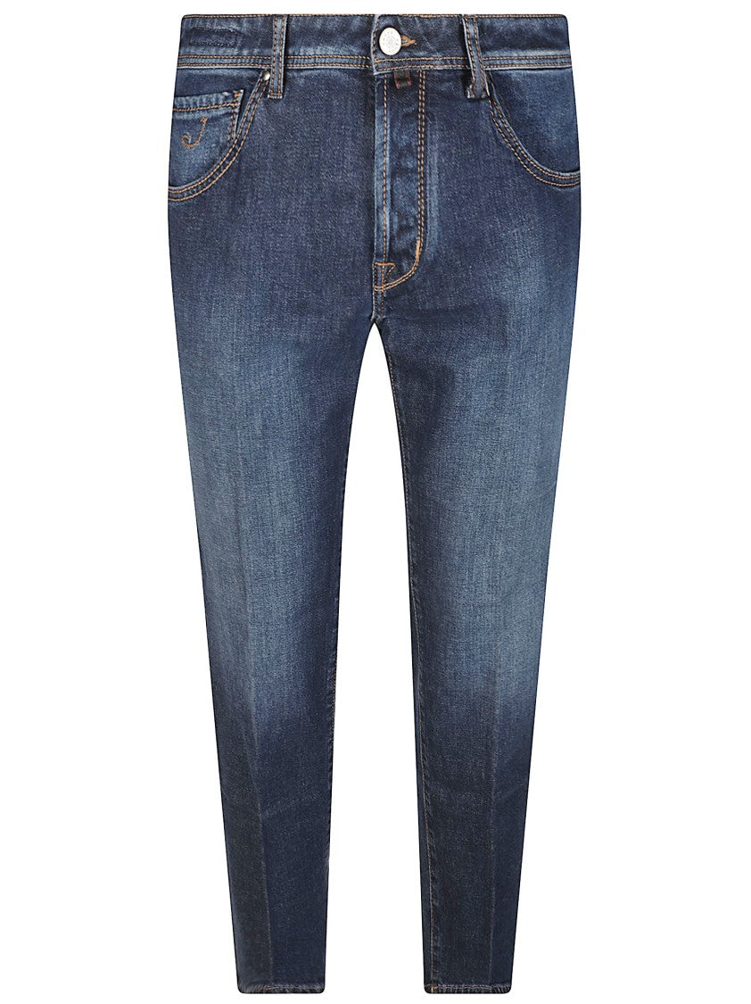 Jacob Cohen 5 Pocket Slim Scott Whiskered Jeans