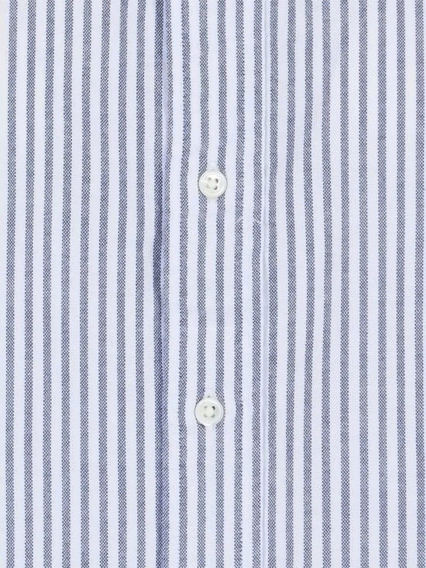 Polo Ralph Lauren Vertical Stripe Long-Sleeved Button-Up Shirt With Classic Collar