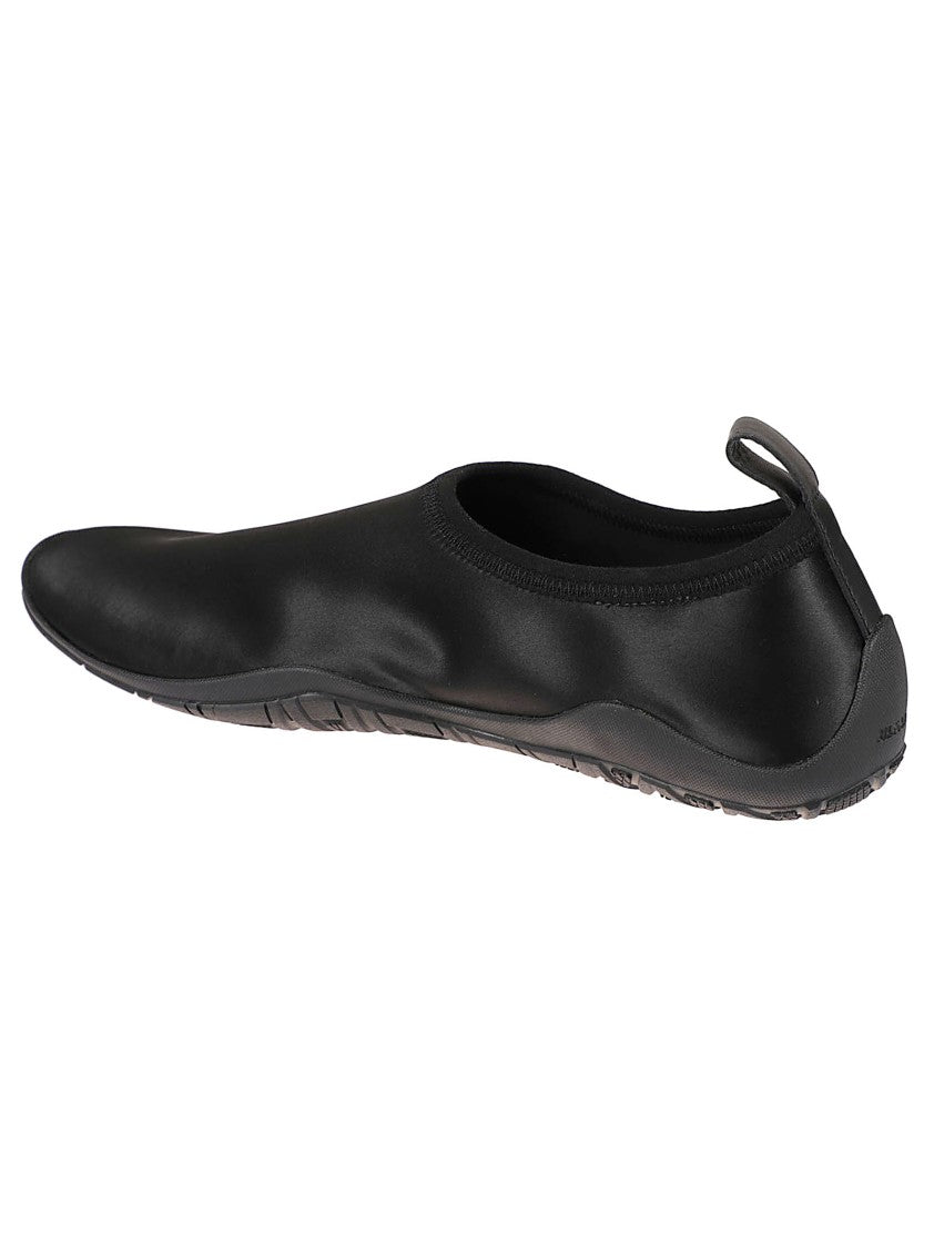 Jil Sander Streamlined Black Slip-On Shoes With Minimalist Design