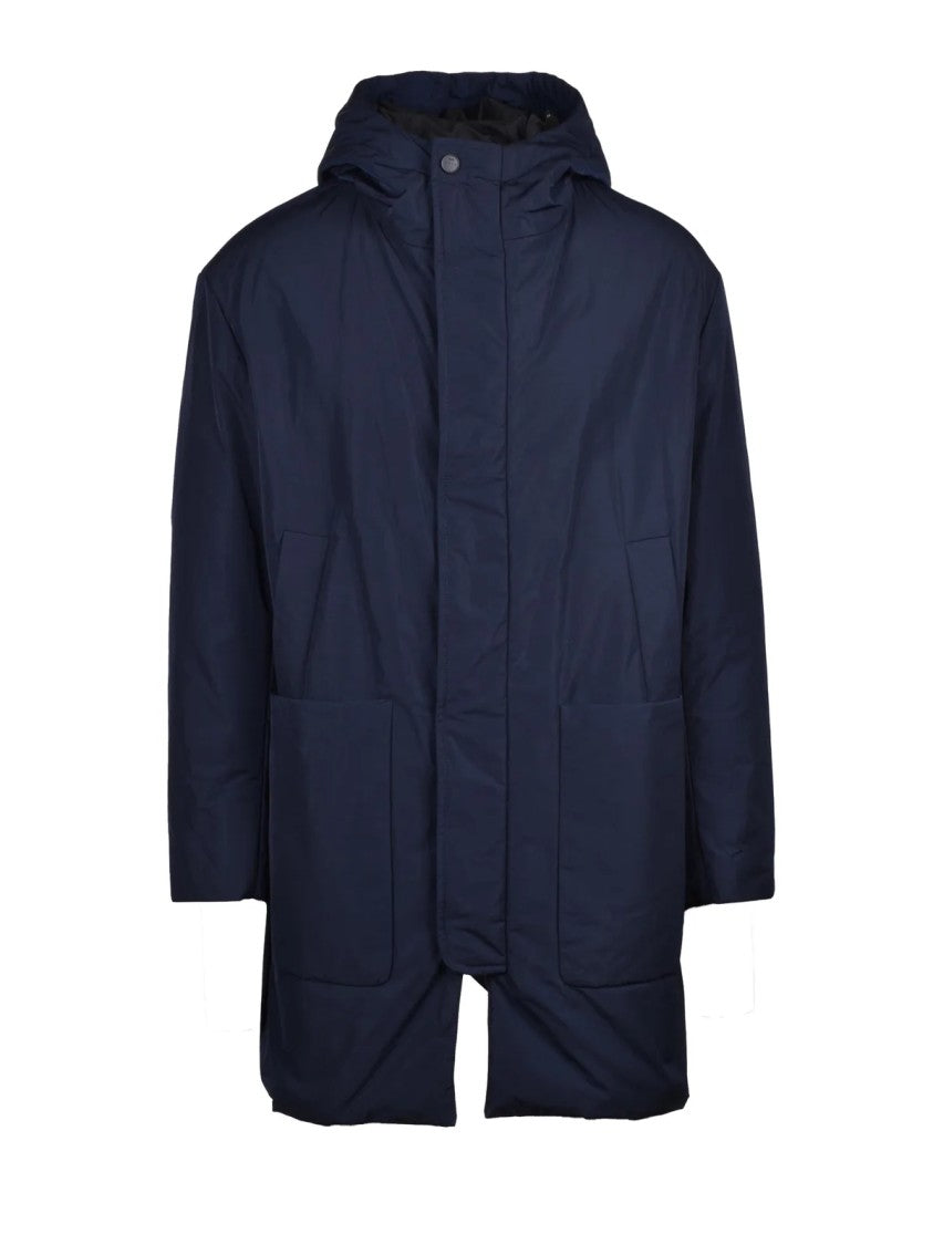 Hevo Hevo Itria Padded Overcoat With Structured Silhouette And Practical Features