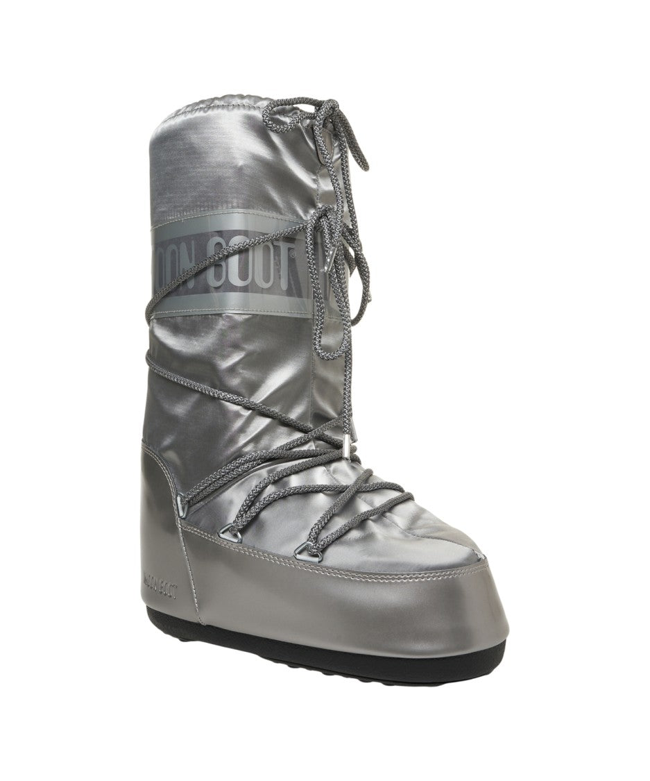 Moon Boot Water-Repellent Ankle Boots With Lace Closure