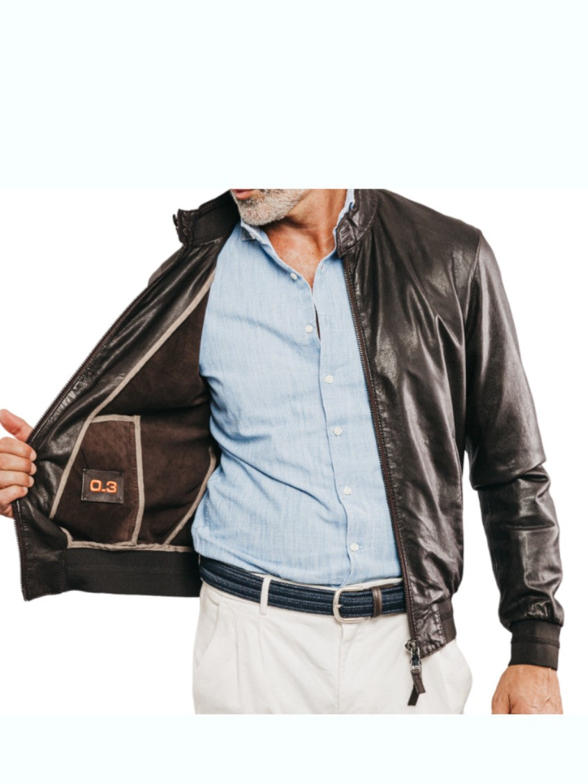 The Jack Leathers Smooth Leather Casual Jacket