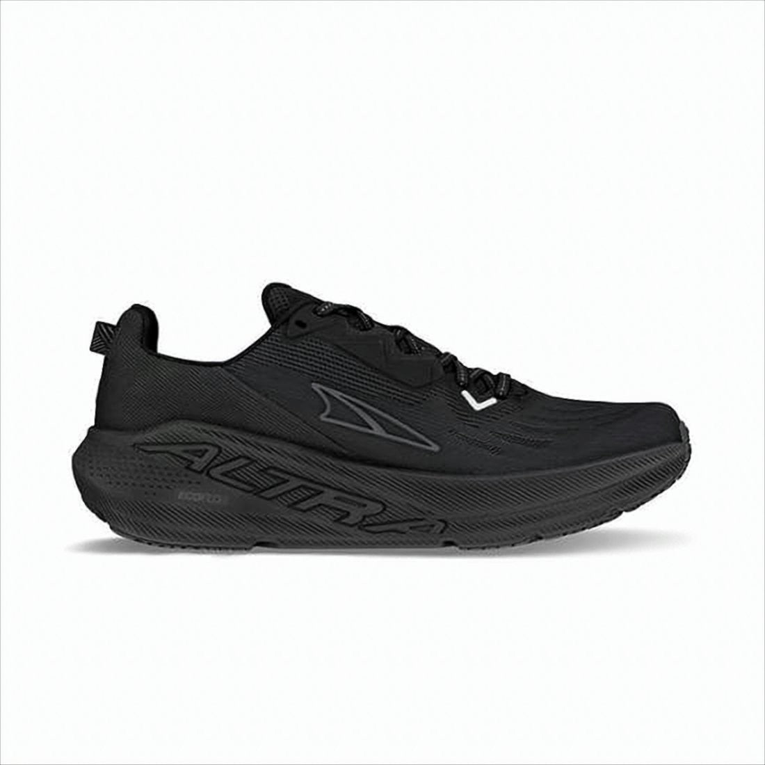 Altra Streamlined Black Mesh Sneakers With Cushioned Rubber Sole