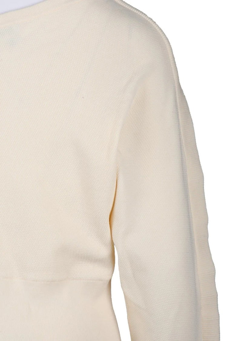 Max Mara One-Shoulder Viscose Polyester Top - White