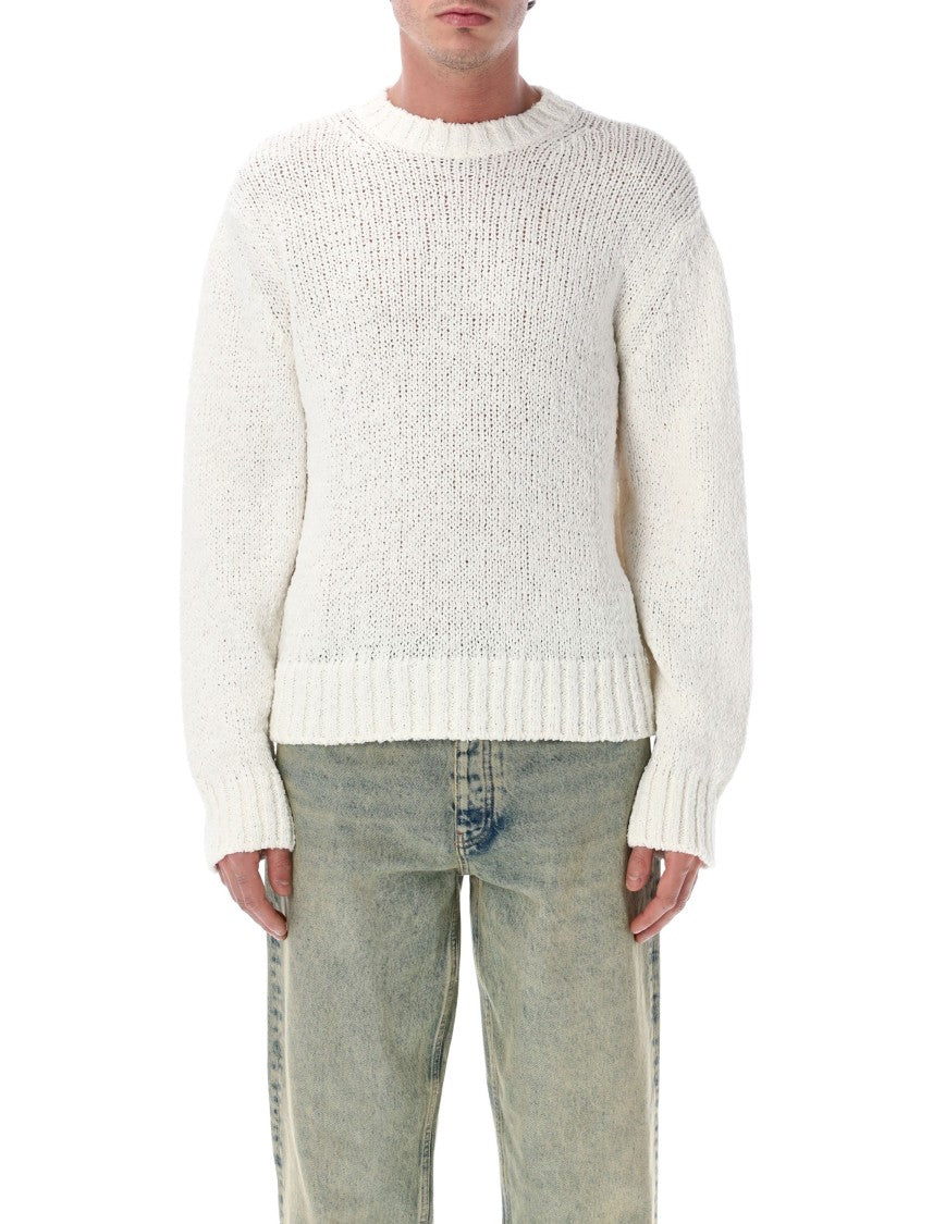 Sunflower Frederik Crew Neck Twisted Cotton Sweater