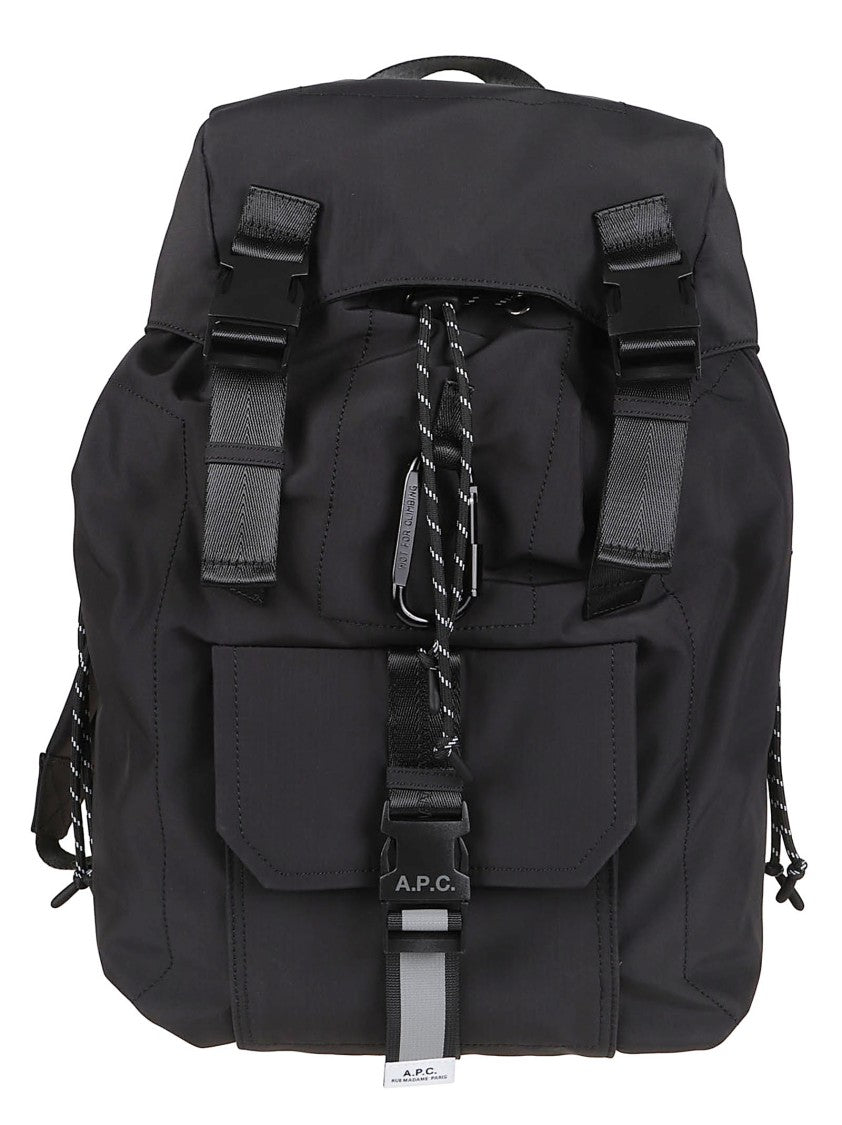 A.P.C. Trek 2.0 Black Polyamide Backpack