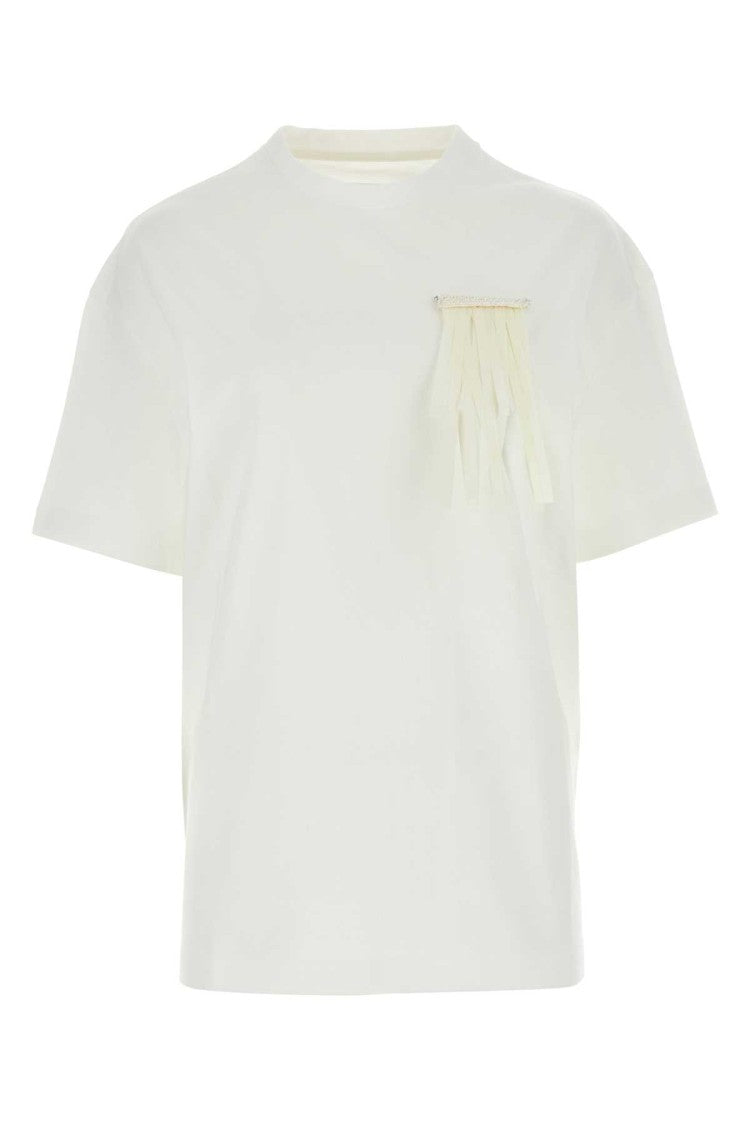 Jil Sander White Cotton T-Shirt