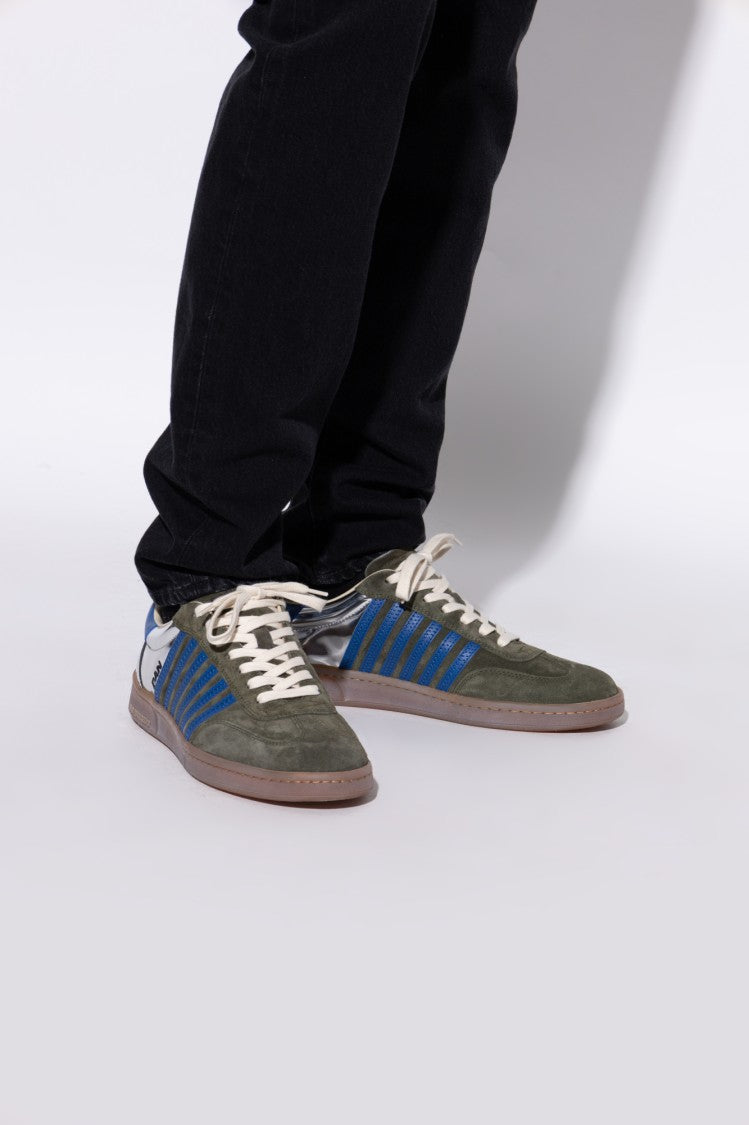 Dsquared2 Boxer Sneakers With Suede