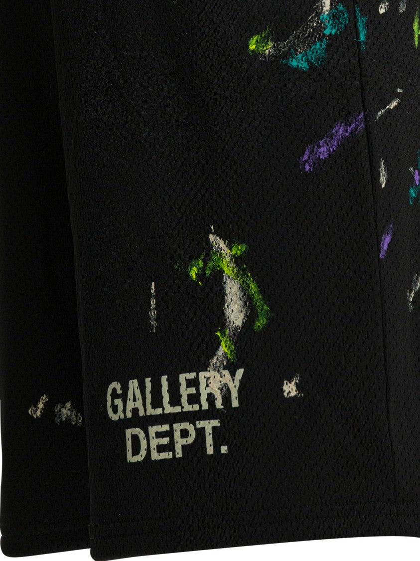 Gallery Dept. Bermuda Shorts With Artistic Paint Splatter
