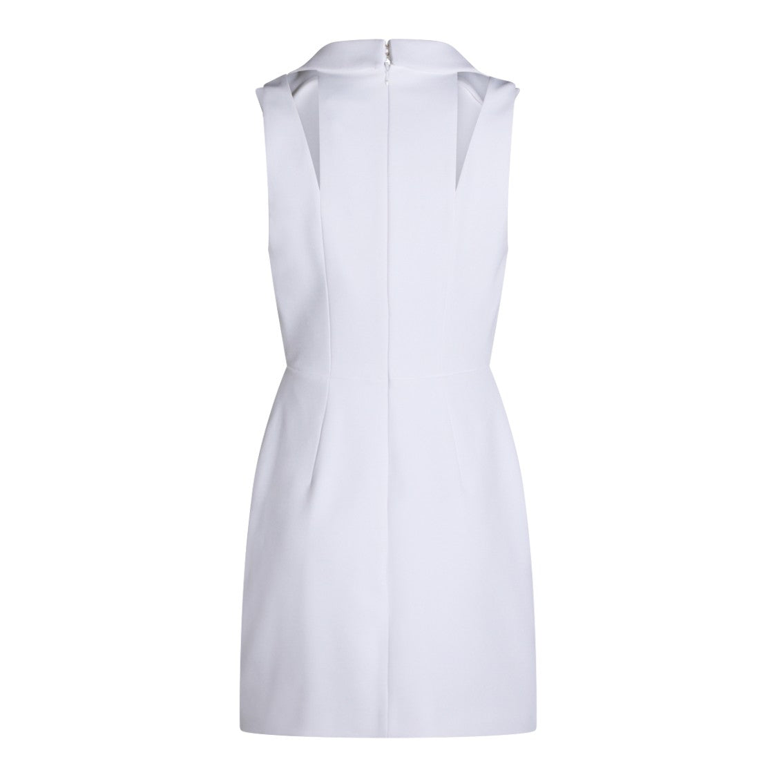Elisabetta Franchi Ivory Dress With Refined Silhouette