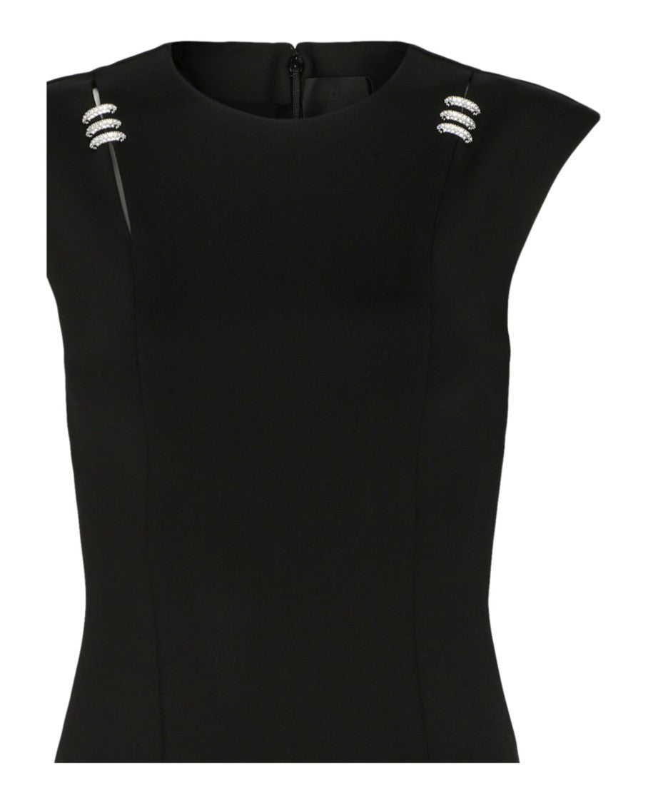 Givenchy Crystal-Detail Fit And Flare Dress