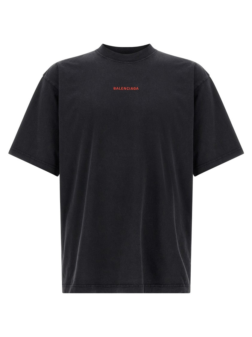 Balenciaga Logo Embroidery T-Shirt