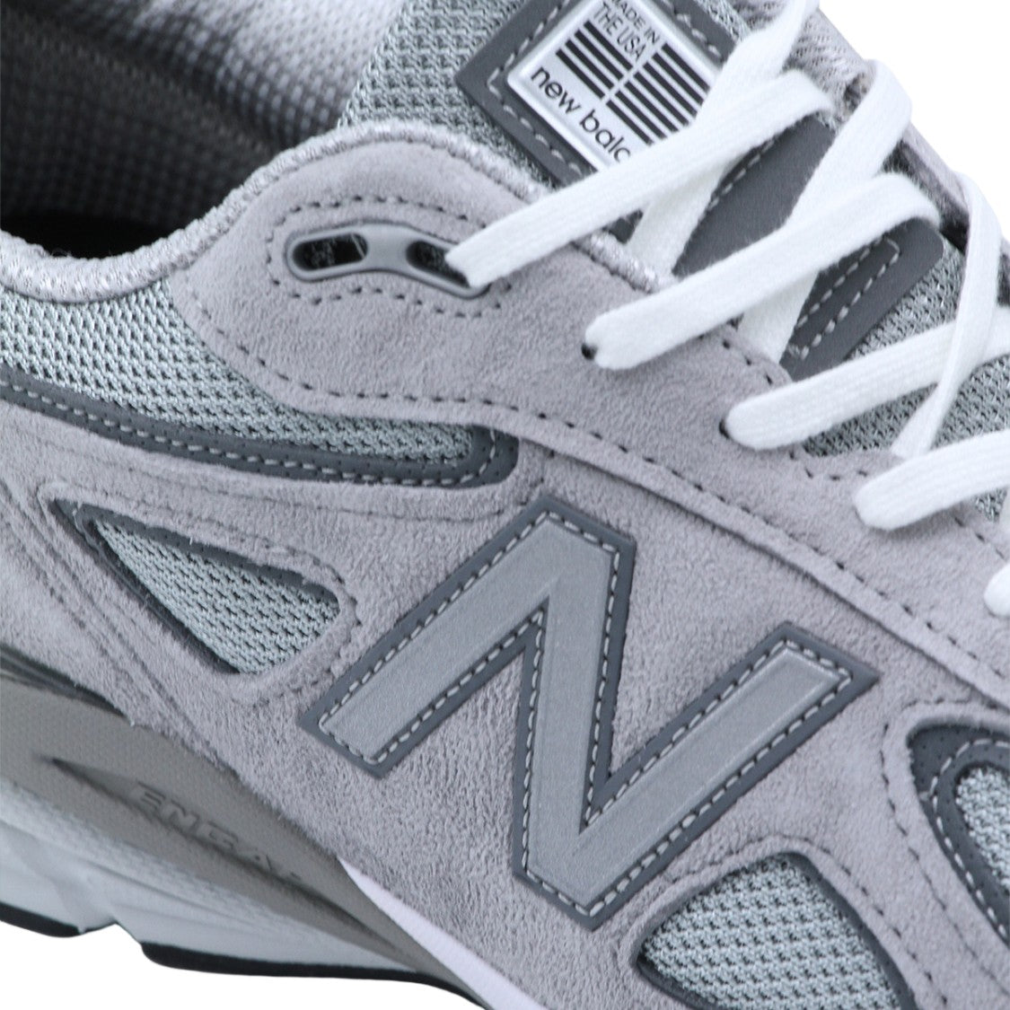 New Balance Textured Low-Top Sneakers With Mesh