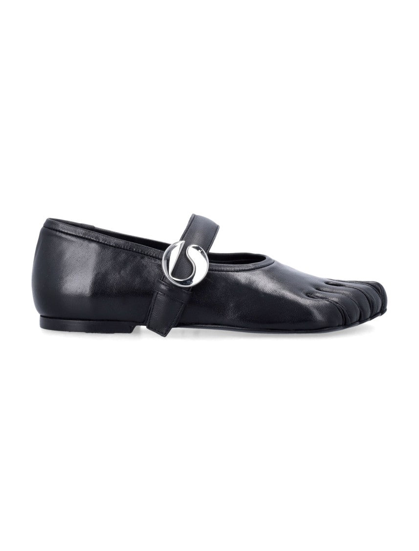 Coperni 5T Leather Ballerinas