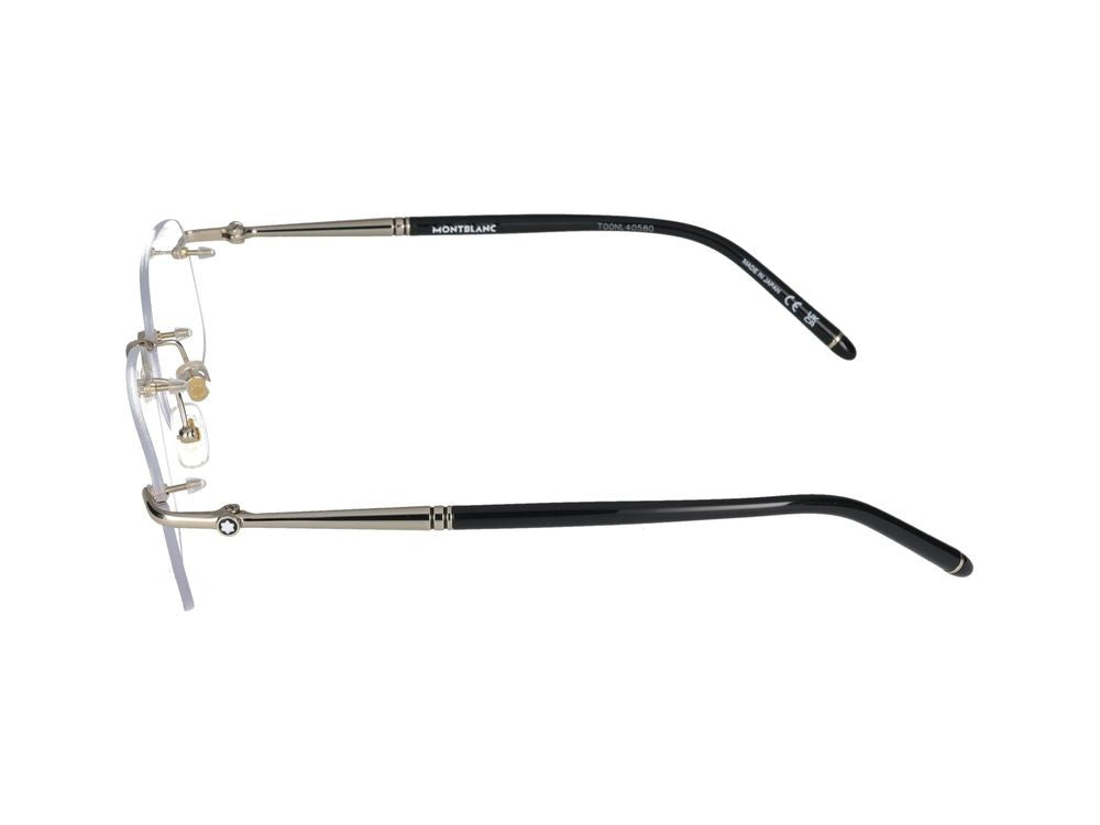 Montblanc Eyeglasses Mb0071o 001 Gold Gold Transparent 56/17/145