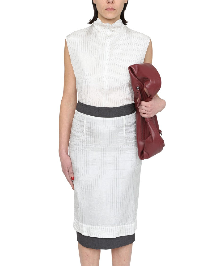 Federico Cina Reversible Midi Skirt With Versatile Design