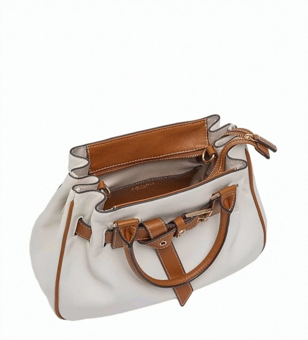 Liu Jo Two Tone Buckle Handbag
