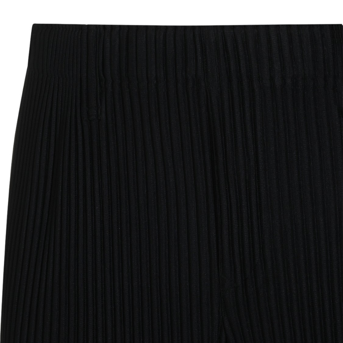 Homme Plissé Issey Miyake Slim Tapered Trousers With Pleated Texture And Elastic Waistband
