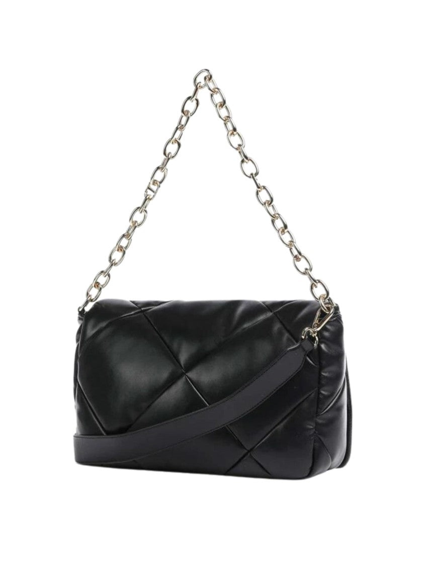 Twin-Set Maxi Quilted Faux Leather Shoulder Bag