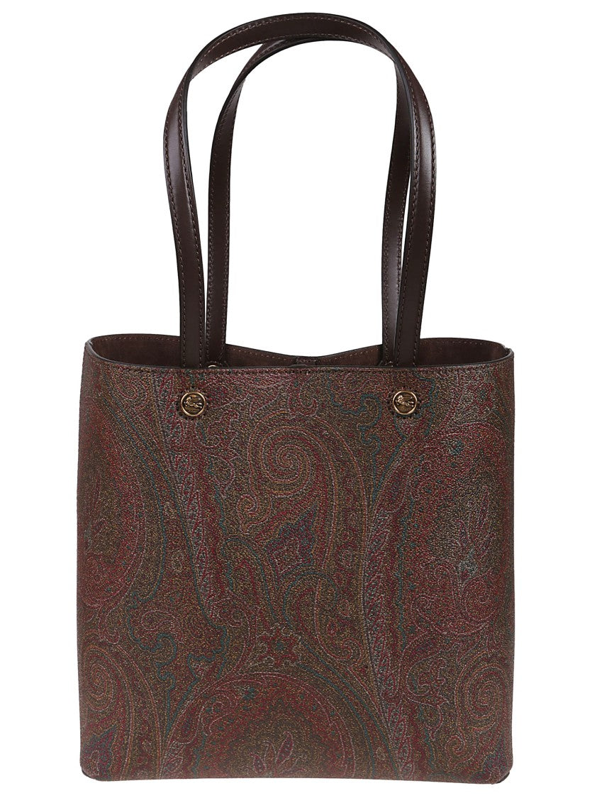 Etro Medium Essential Arnica Paisley Tote Bag