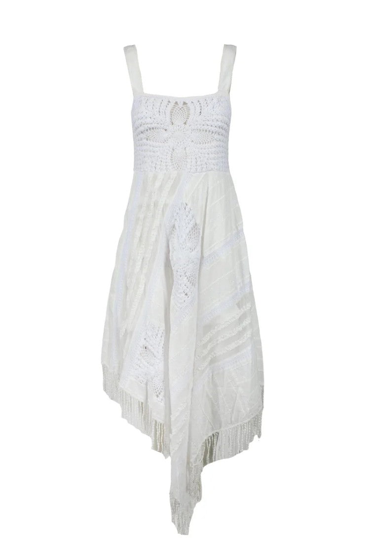 Twin-Set Long Dress Cotton - White