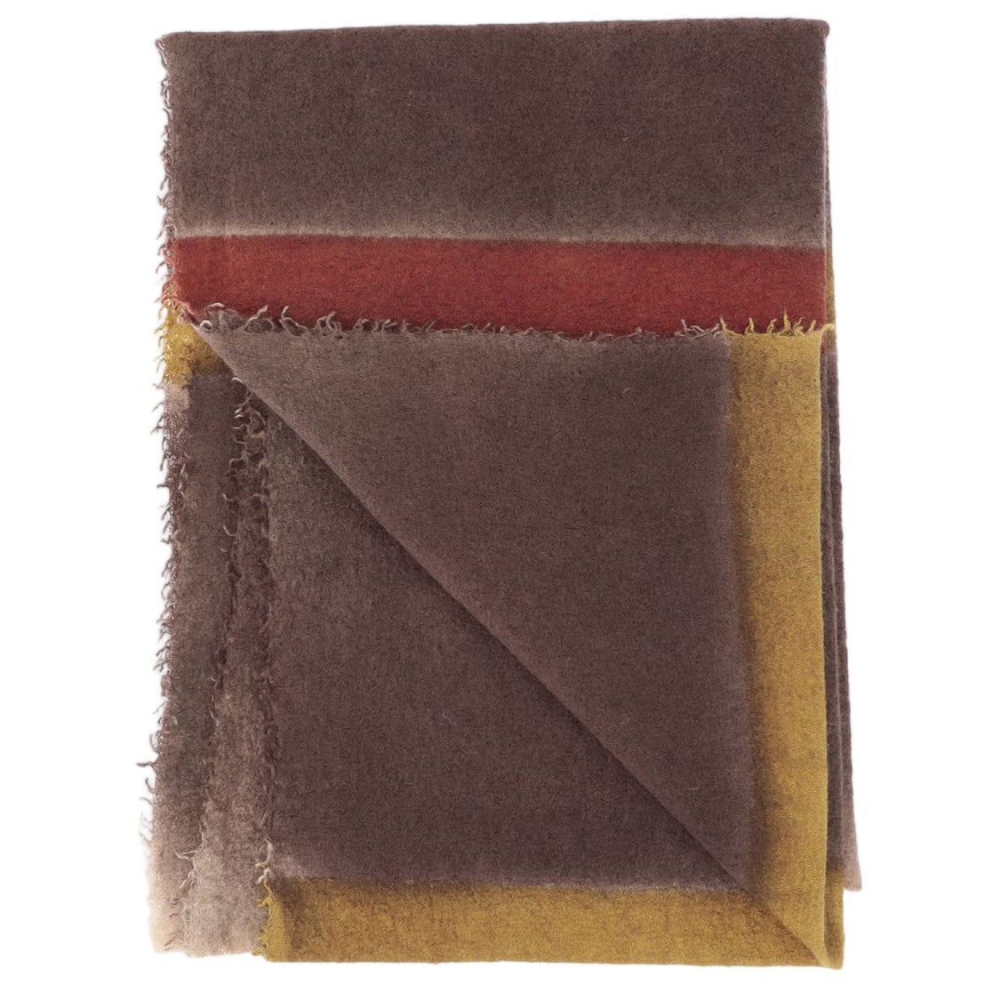 Faliero Sarti Fringed Cashmere-Silk Scarf With Eros Pattern